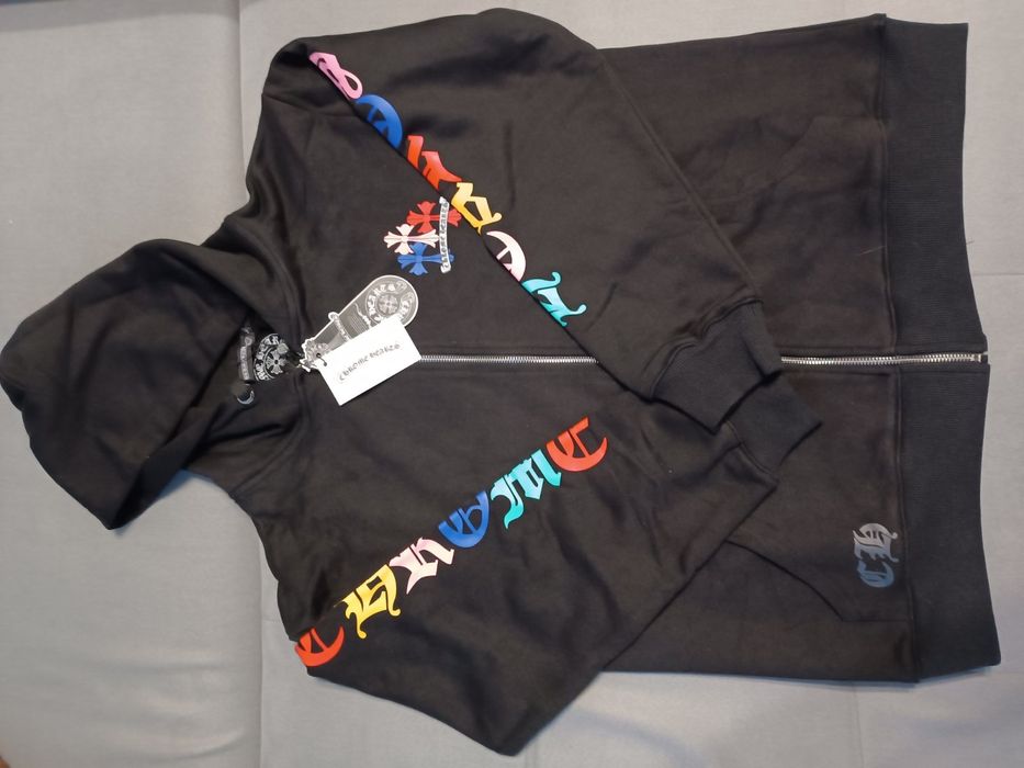 Chrome hearts zip hoodie rainbow