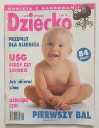 Archiwalna gazetka "Dziecko" 1/98