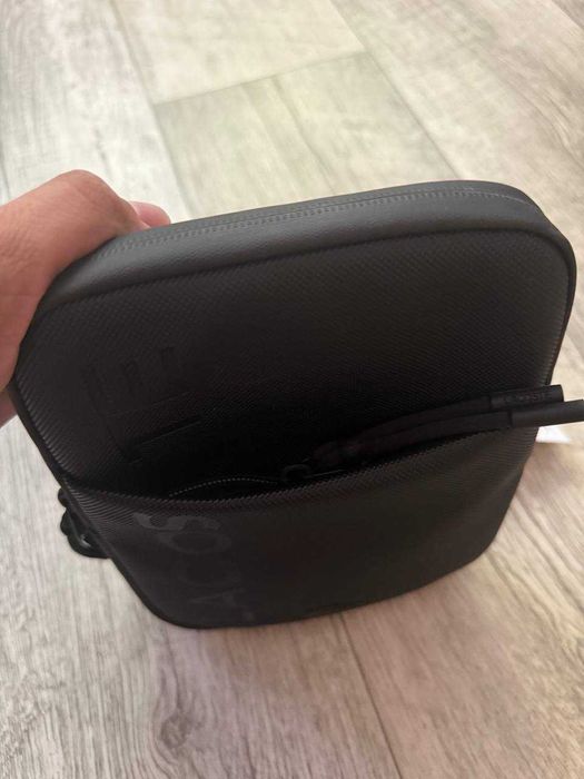 ОРИГІНАЛ! Сумка Lacoste S Flat Crossover Bag Black лакост | NH3136PO