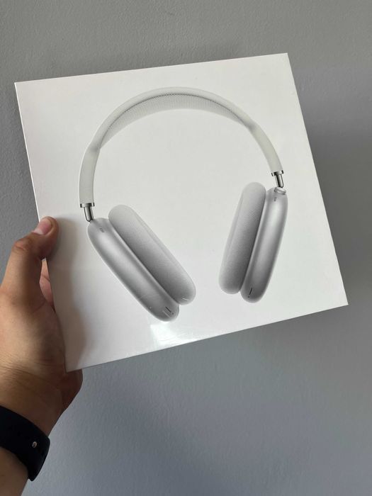 Безпровідні навушники AirPods Max Silver без помилки iOS 17 Гарантія