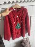 Zara sweter świąteczny 110 cm