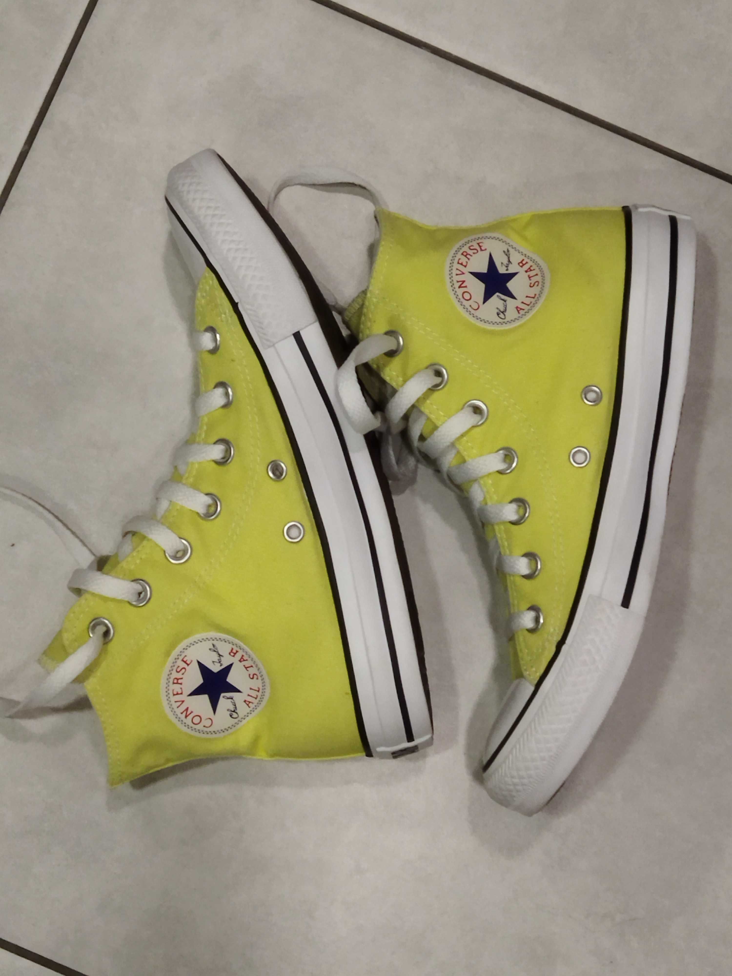 Кеды желтые converse (оригинал) р. 38 (24,5 см.)