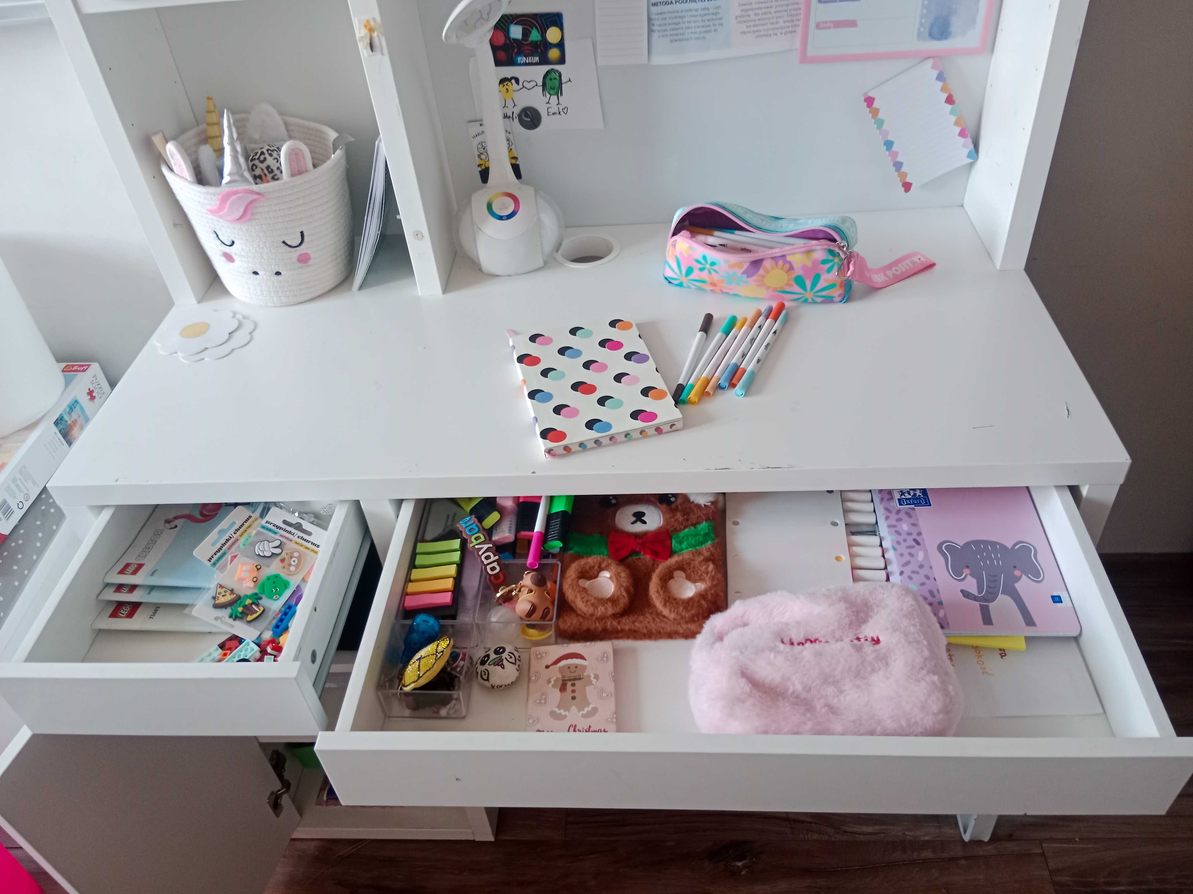 biurko plus krzesło Ikea