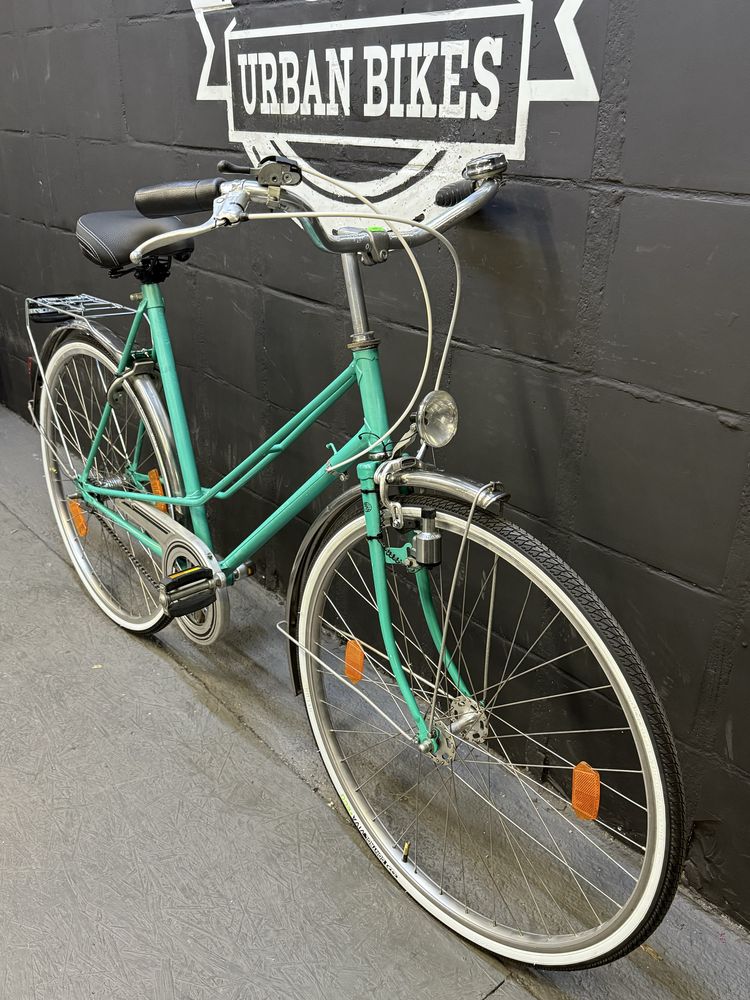 Rower miejski dwururka 3 biegi w piascie Retro Lekki 57 cm Urban Bikes