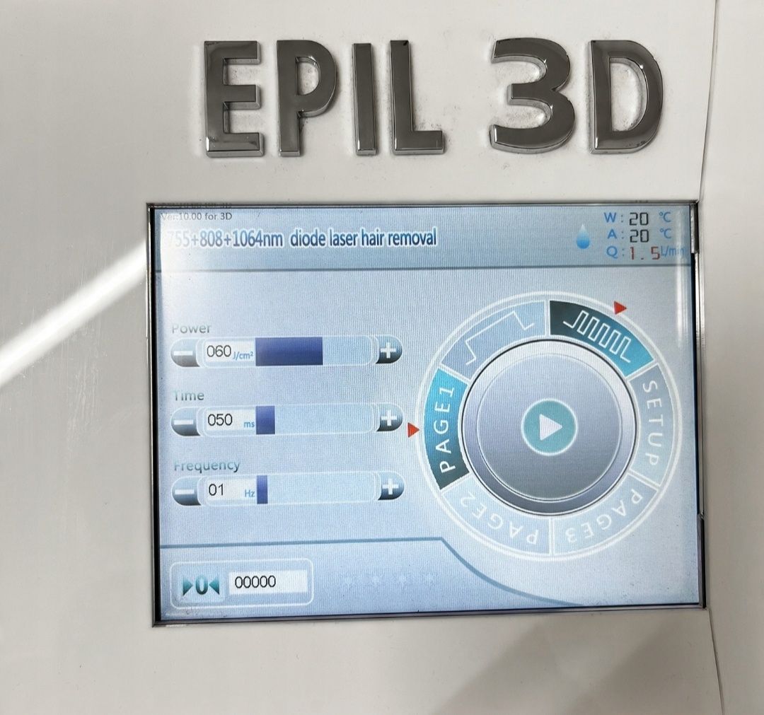 Hi-Tech Laser для депиляции Epil 3D+RF 755+810+1064 нм 1000 Вт