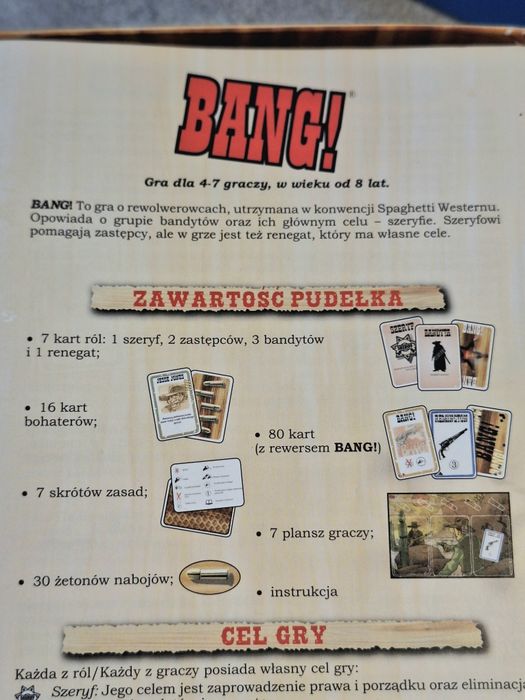 Zestaw gier. Bang, Cardio Alarm, Wirus
