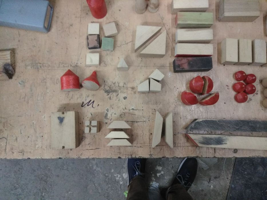 Конструктор СССР - Деревянный конструктор  «ПСКОВ» 1984 год