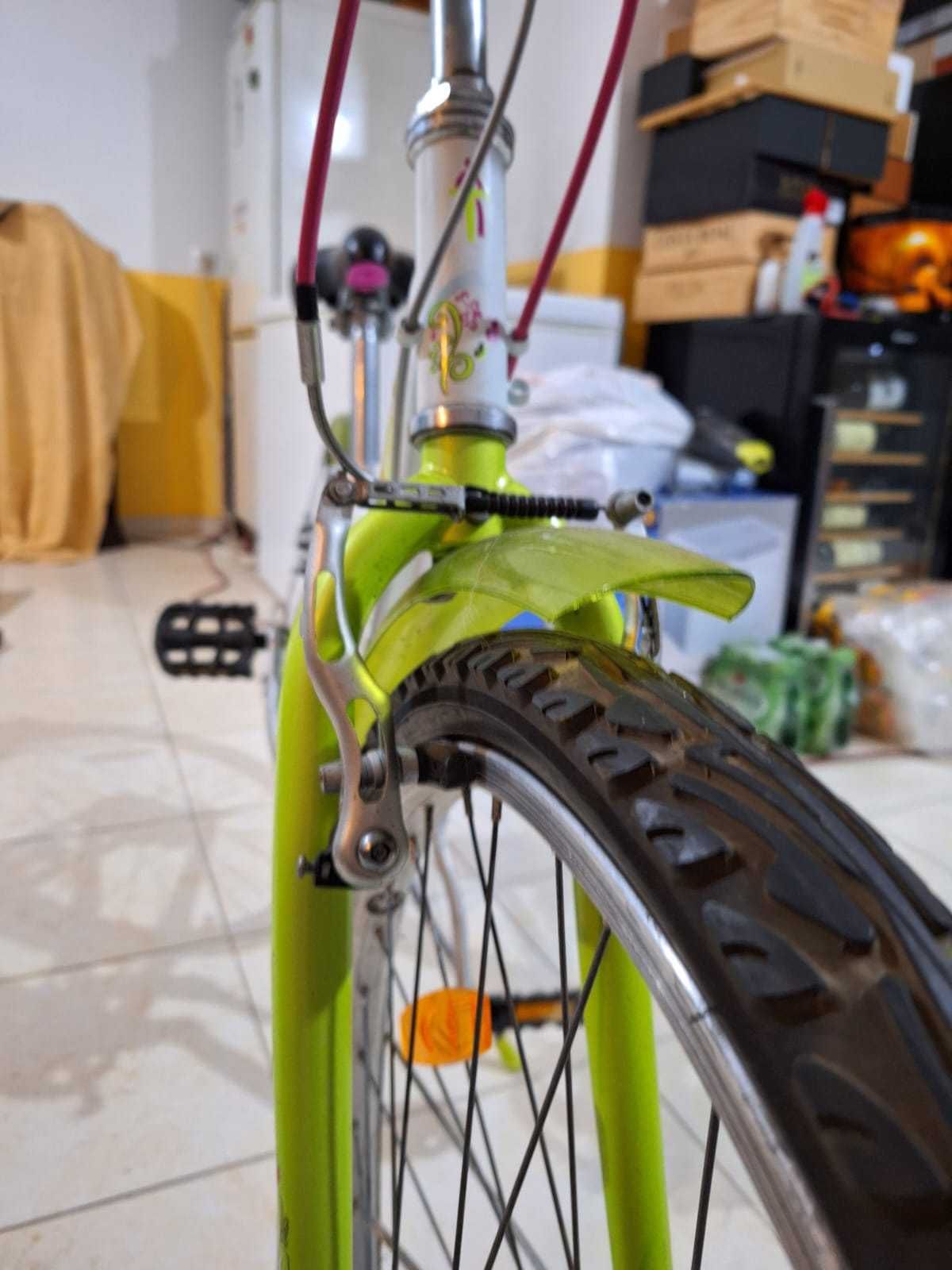 Bicicleta para rapariga adolescente com 5 mudanças