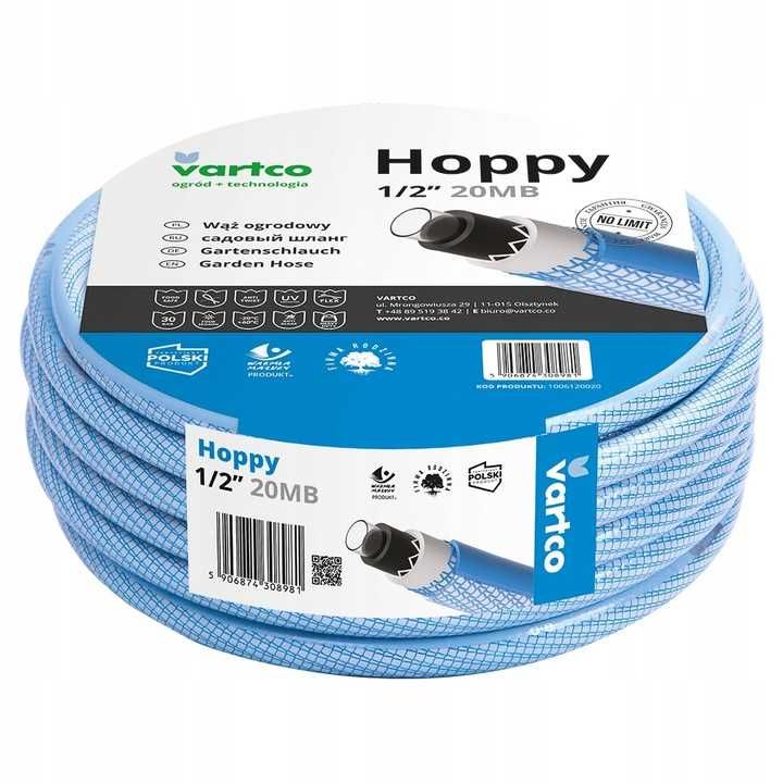 Wąż Ogrodowy Nieskręcający Hoppy Tfs 3/4" 50m Vartco 6 Warstw 36Bar