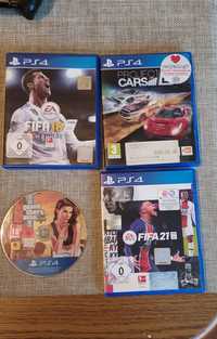 Projekt Cars2 Fifa 21 Fifa 18  PlayStation 4 Ps4