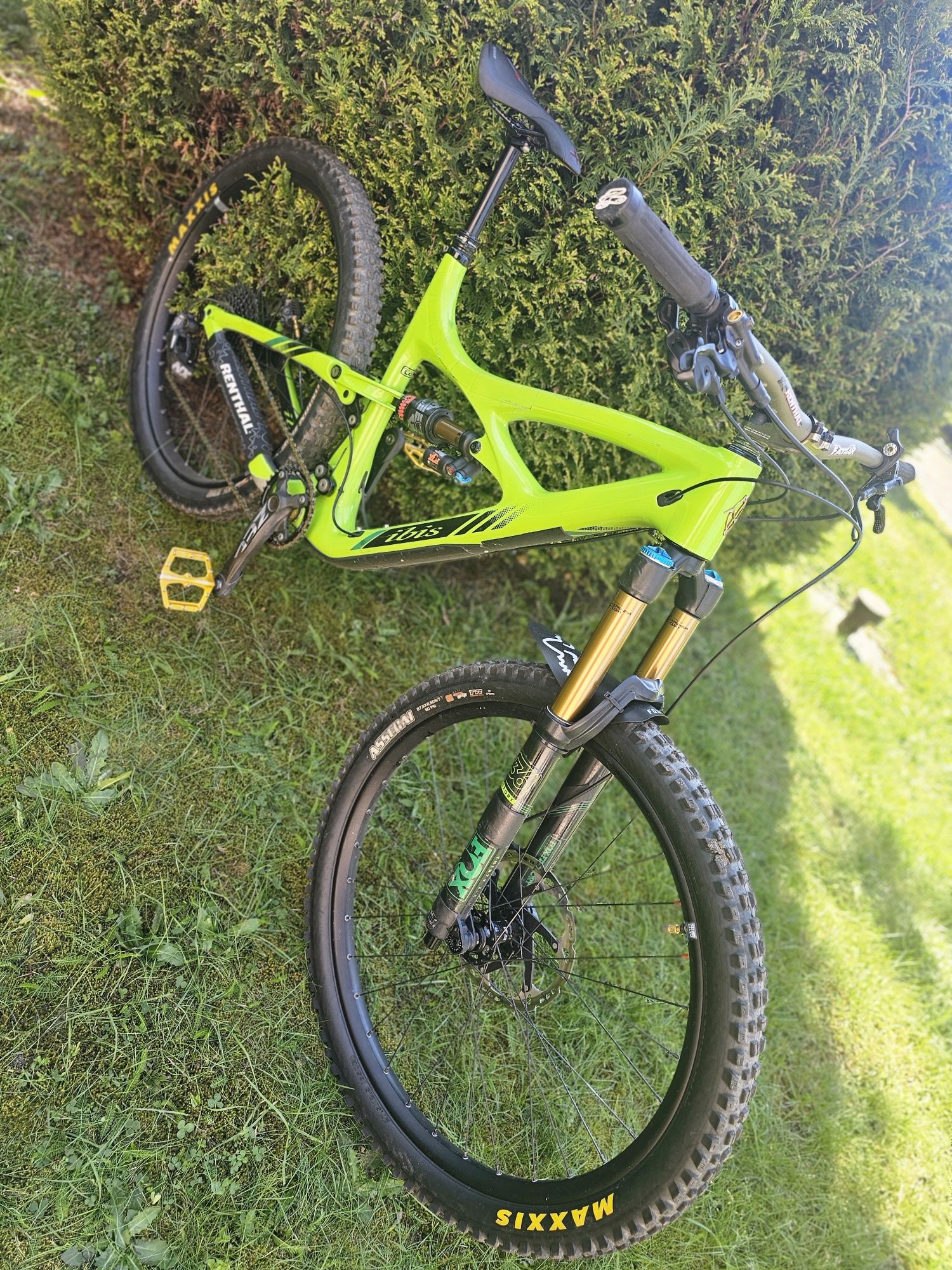 Mtb enduro  ibis Mojo HD 19 LG Carbon   Kashima -Renthal -Saint  Fox