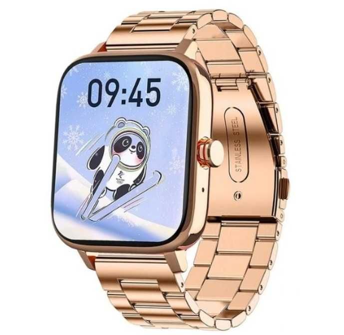 Relógio LIGE i13 Dourado SmartWatch Feminino Menus em Português (Novo)