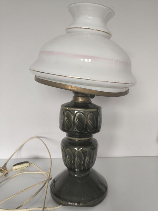 Lampa Mirostowice Polamp Zielona PRL