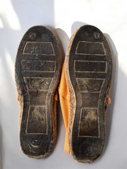 Pomarańczowe espadryle buty Terranova rozmiar 39