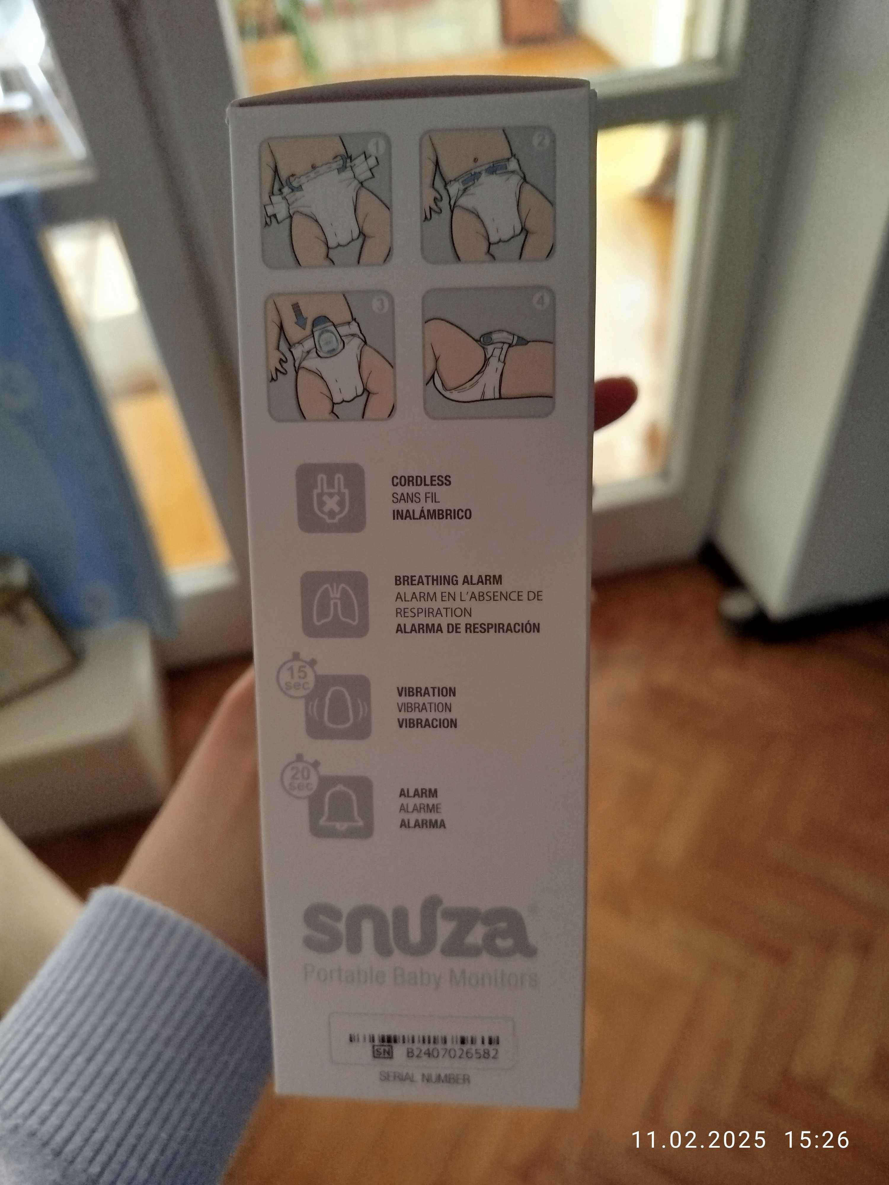 Nowy SNUZA HERO monitor oddechu nie używany zaplombowany