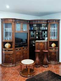 Conjunto de sala: Bar, Bancos e Mesa