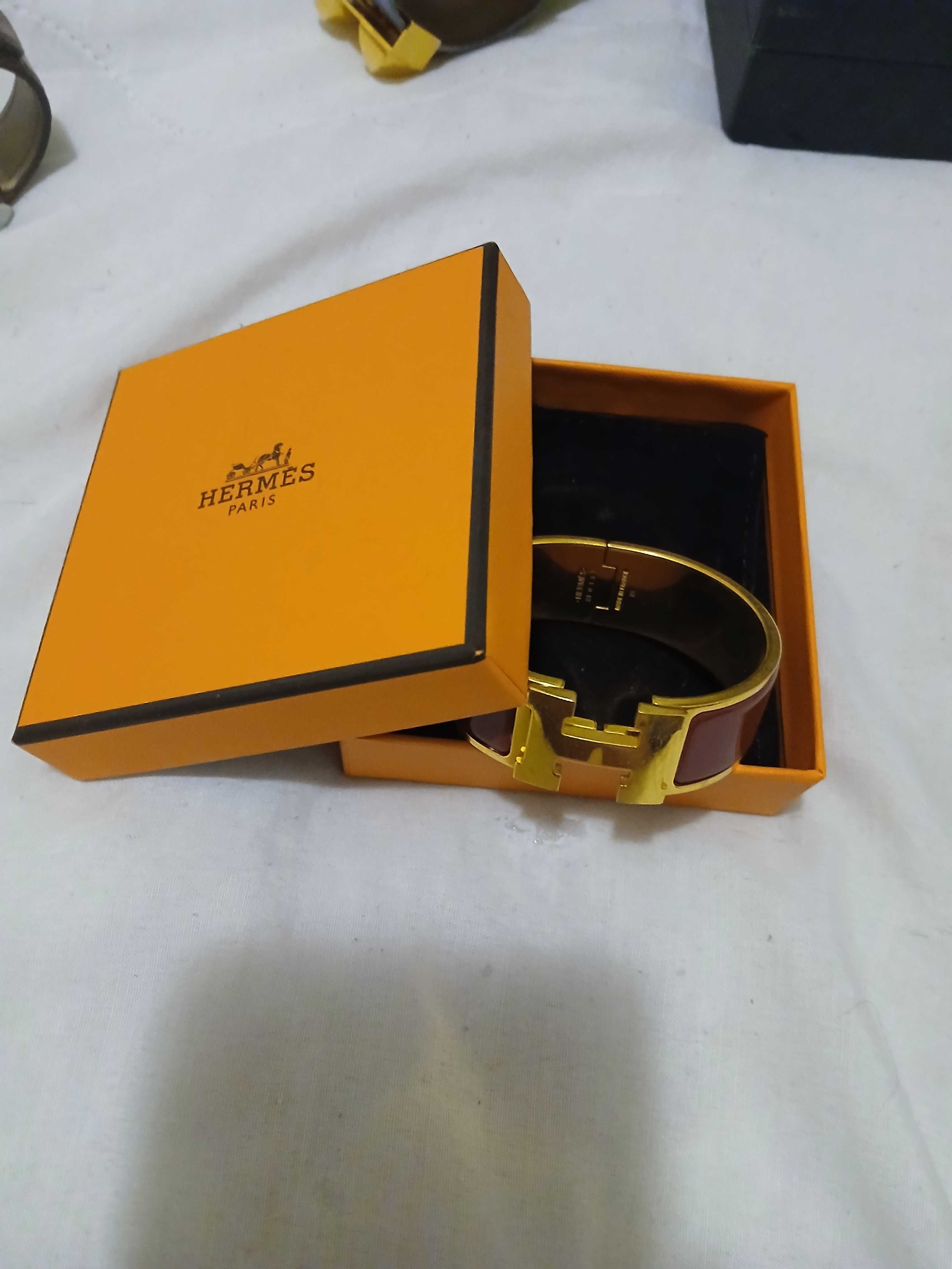 Pulseira Hermes em metal