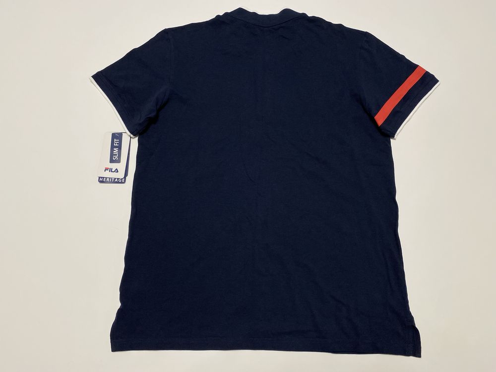 Новая футболка поло Fila Heritage Men Stripes синяя Размер XL XXL 2XL