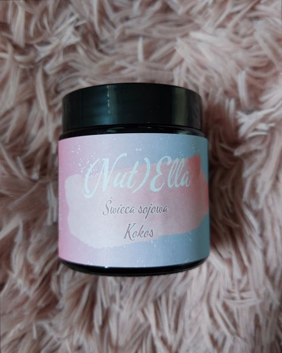 Świeca sojowa kokos handmade 120 ml To nie jest, do diabła, love story