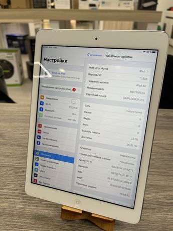 Б/У iPad Air 32Gb +LTE Silver Магазин Гарантія