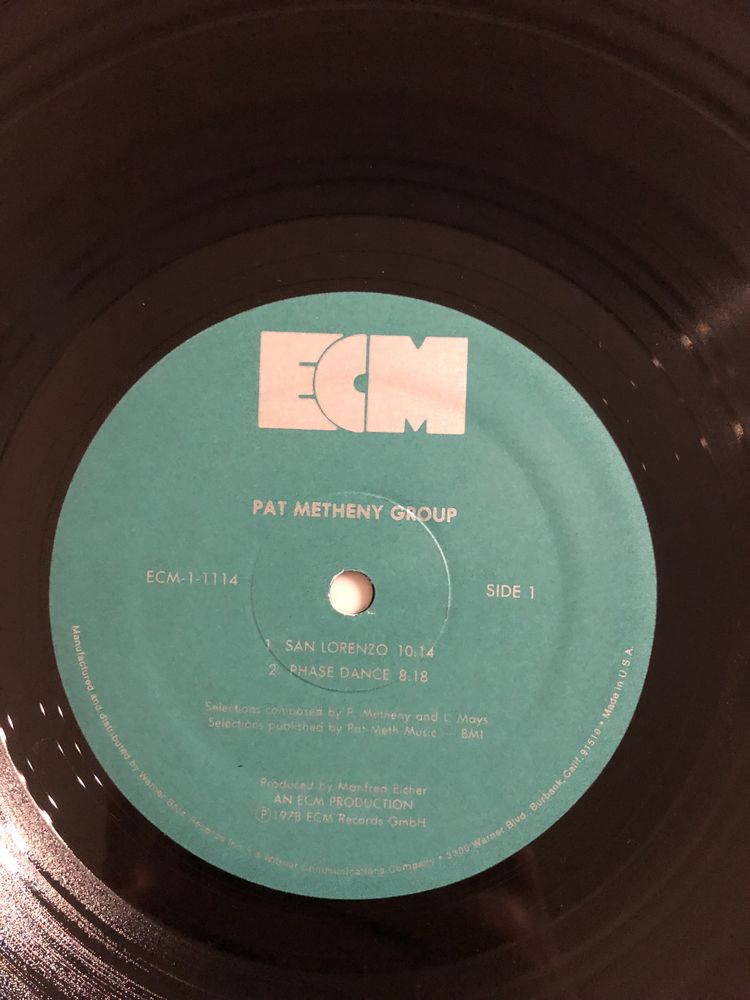 Pat Metheny Group Lyle Mays Mark Egan Dan Gottleb NM- USA