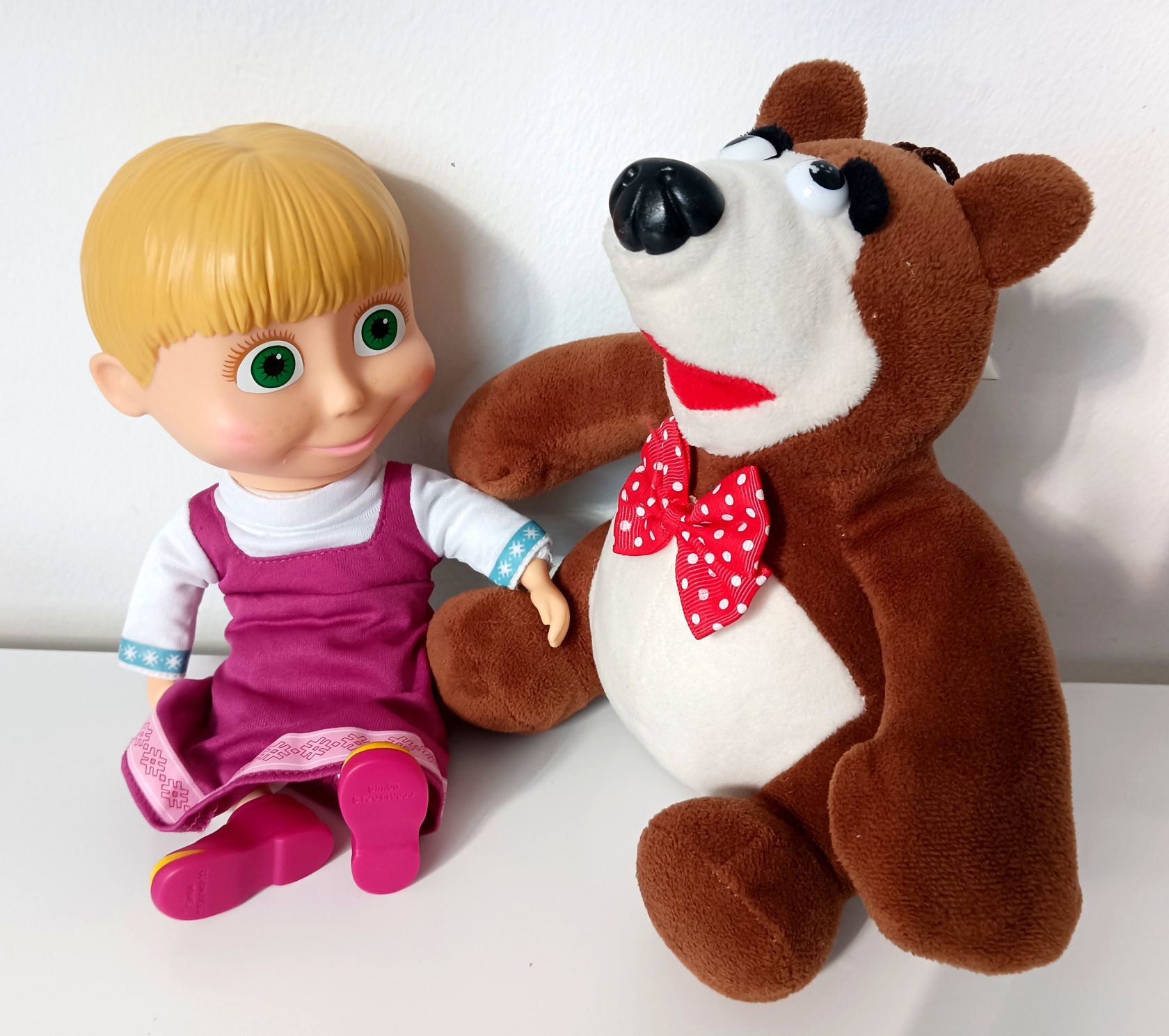 Masha and the bear Masza i niedźwiedź maskotka lalka bajka