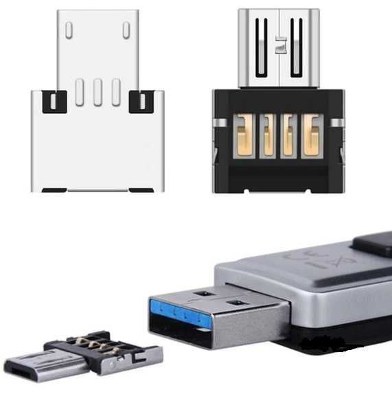 Переходник адаптер OTG Micro USB на USB type A