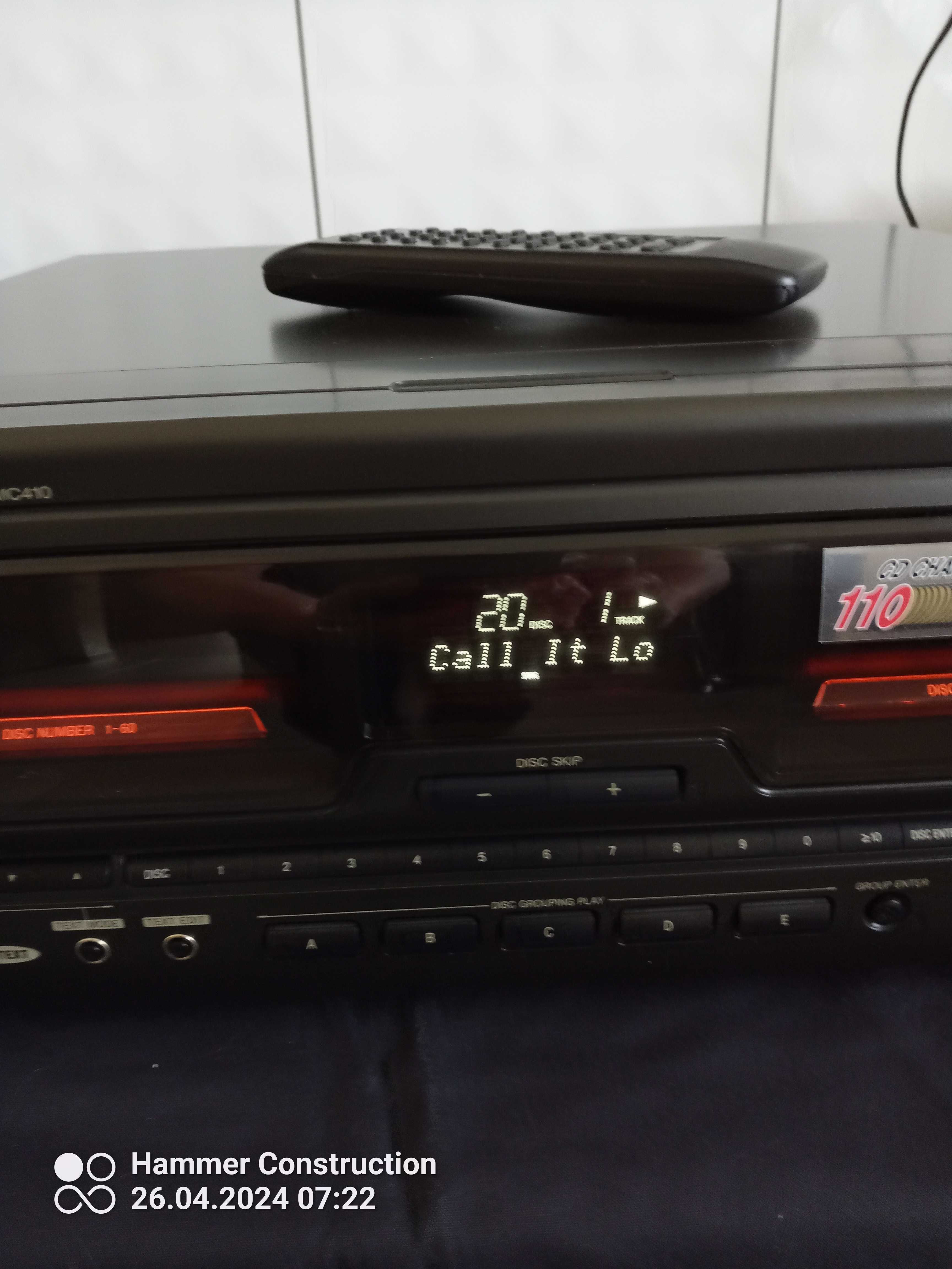 MEGA UNIKAT Super Technics SL-MC 410 CD TEXT + Oryg. Pilot