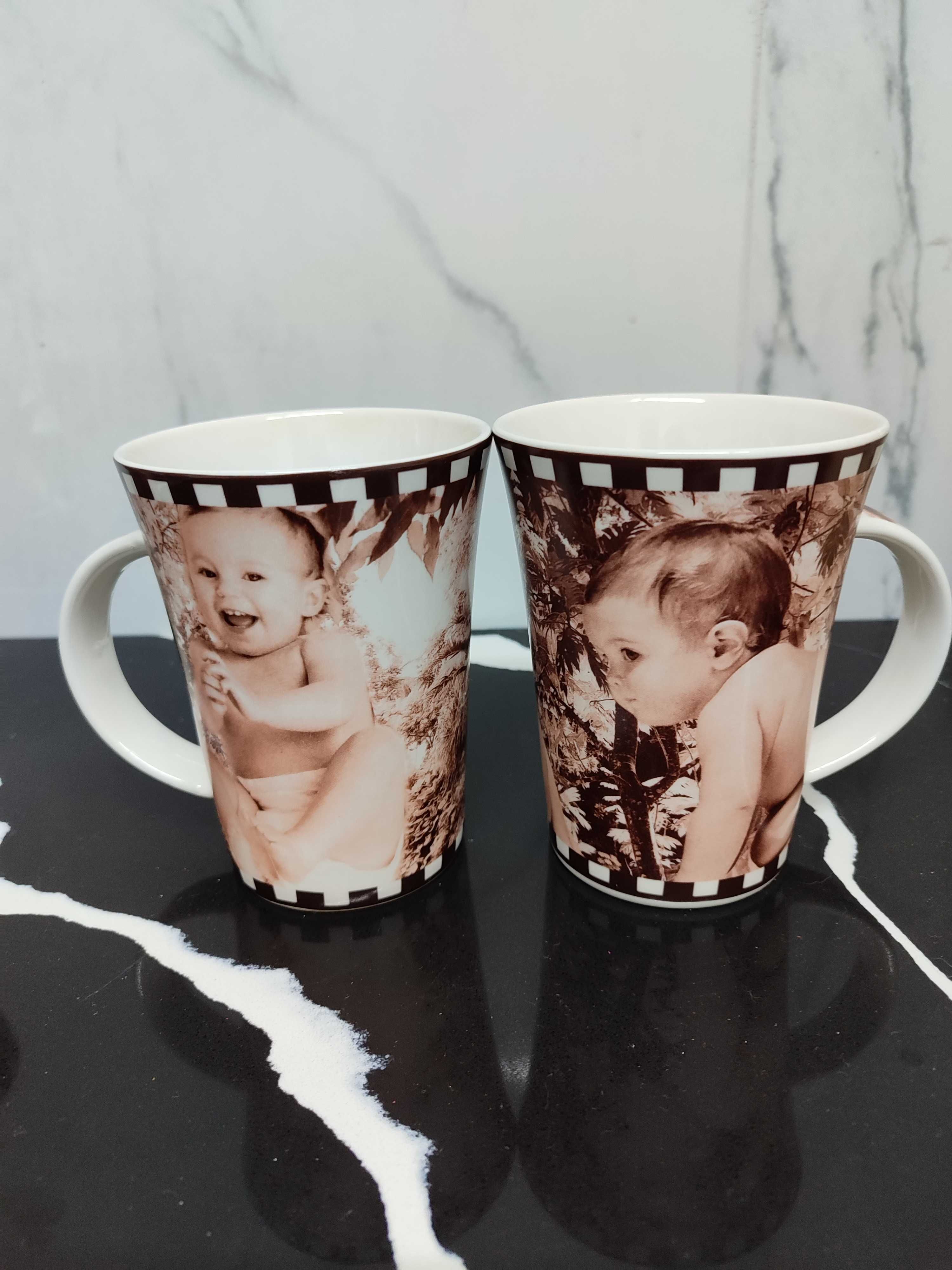 4 canecas com imagens de bebés - Novas