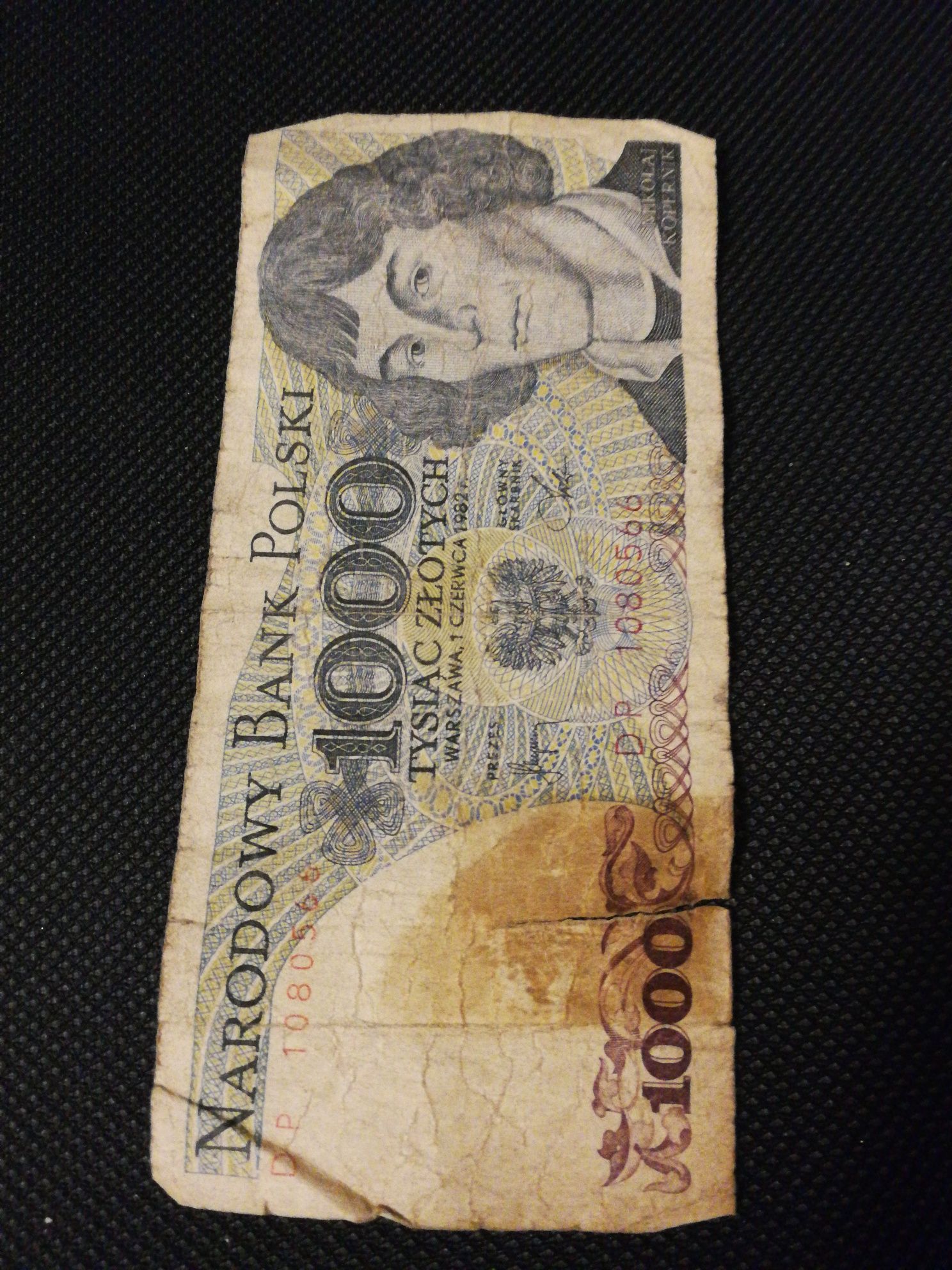 Banknoty PRL 100, 500, 1000