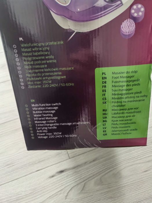 Masażer do stóp nowy