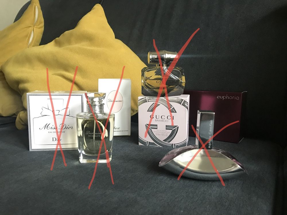 Парфуми Armani, Estee Lauder, Lancome, Dior, Mugler, Nishane, Hermes