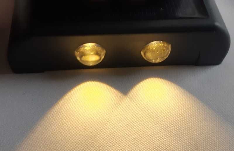 Солнечный садовый светильник для забора