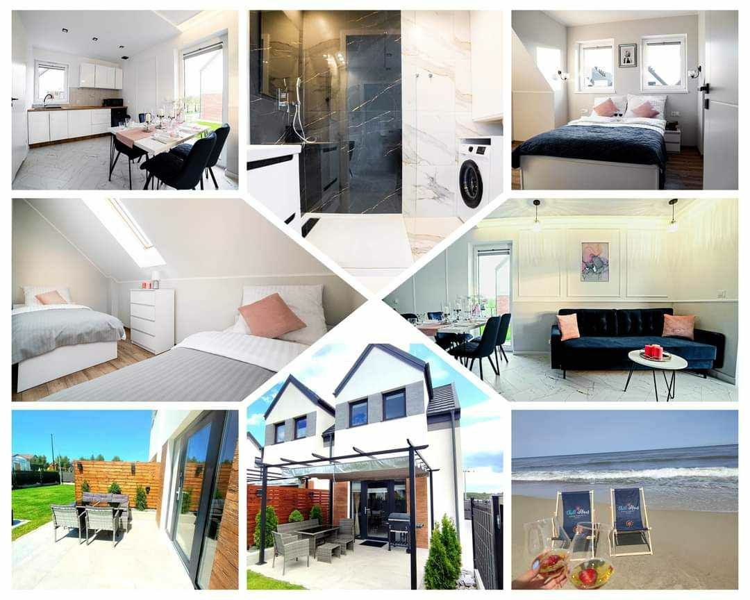 Apartament domek nad morzem , domki ,  basen , morze ,