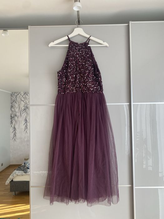 Sukienka Maya Deluxe rozmiar 38 koktajlowa wieczorowa wesele cekiny