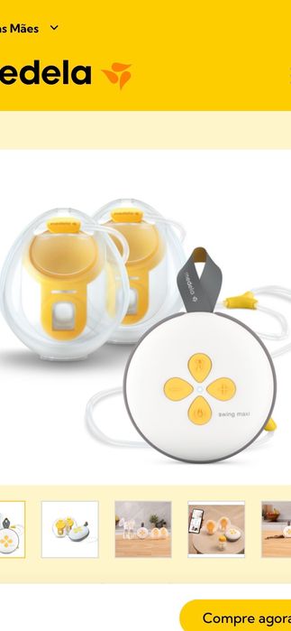 Extrator de Leite Duplo Swing Maxi Hands Free