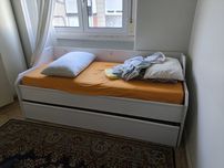 Cama solteiro com gavetão (2 colchões)