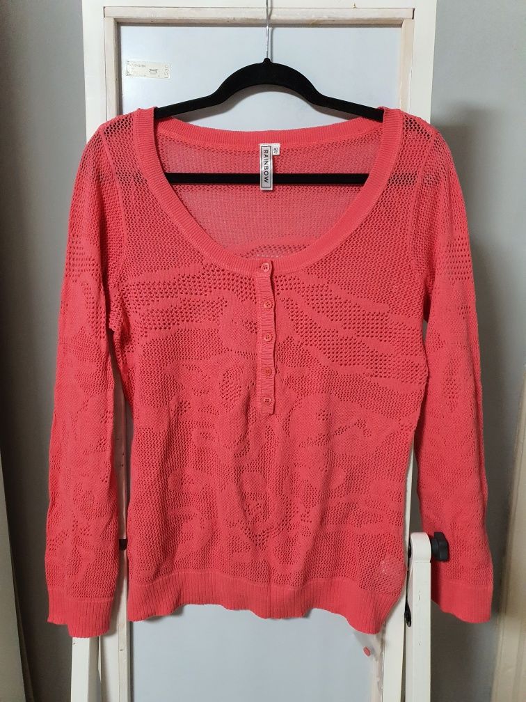 Różowy Sweter Bluzka bpc Bonprix Collection 40 42 L xl