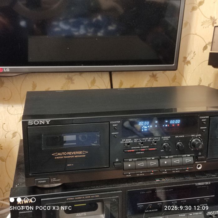 Двухкассетная дека SONY TC WR 790