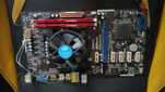 Материнська плата ASRock H61DEL + i5 2500K 3.3Ghz + HyperX DDR3 8Gb