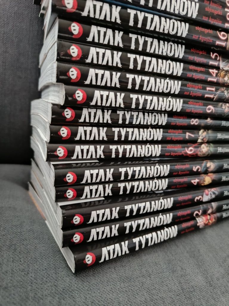 Manga Atak Tytanów 1-34+ bez żalu 1,2