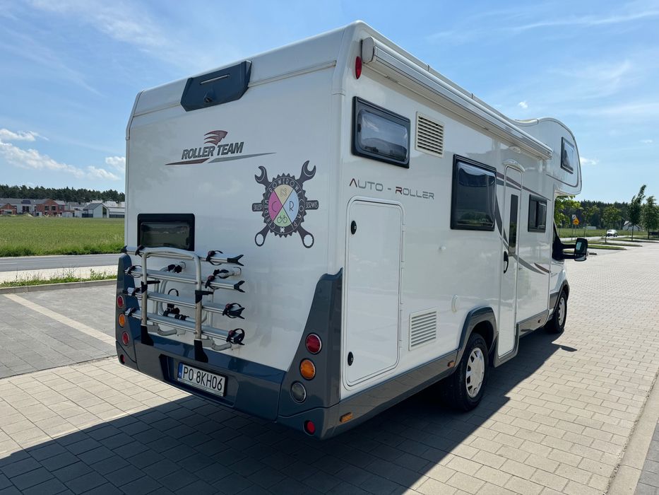 Kamper camper Roller Team 277 alkowa 6 osób do jazdy Poznań FV 23%