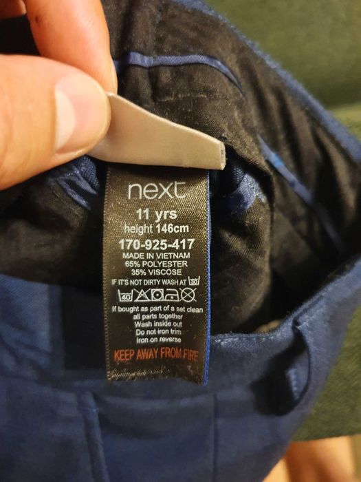 Garnitur chłopięcy NEXT, rozmiar 146, stan jak nowy