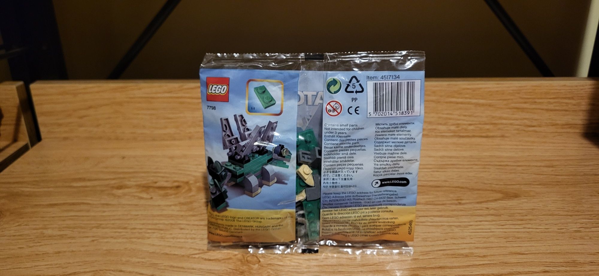 Lego Creator 7798 Stegozaur unikat rarytas saszetka klocki