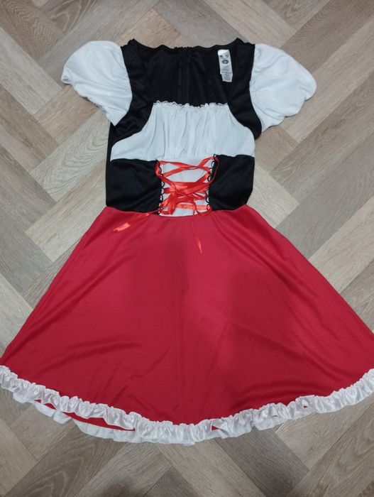 Женский карнавальный костюм Красная шапочка р.S