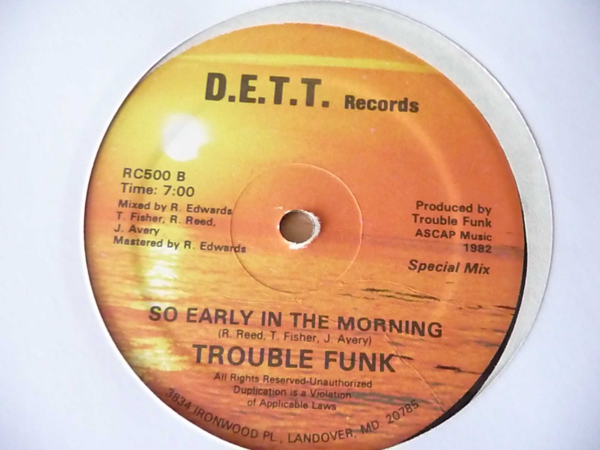 Trouble Funk – So Early In The Morning