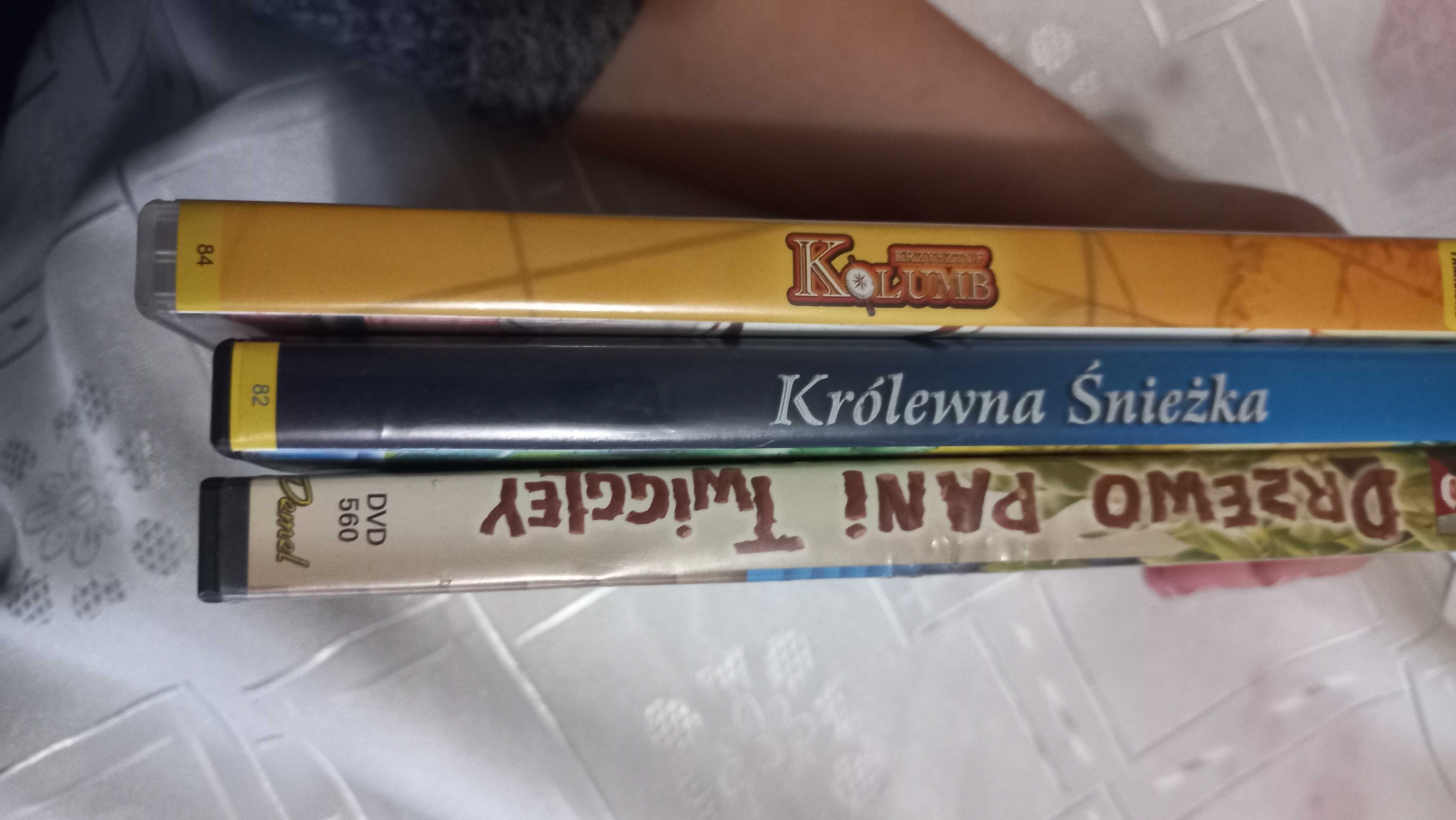 Bajki DVD Krzysztof Kolumb,Królewna Śnieżka,Drzewo Pani Twiggle