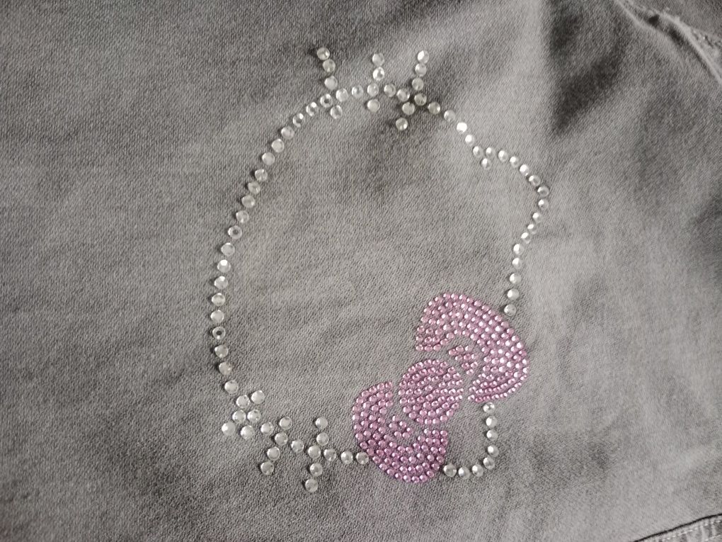 Spodnie szerokie nogawki hello kitty h&m