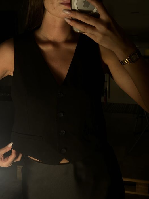 Жилет zara вкорочений