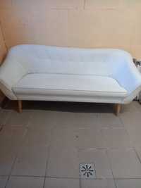 Sofa eko skora biała